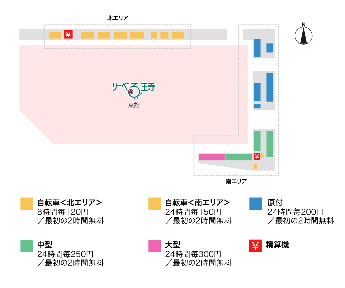 東館駐輪場